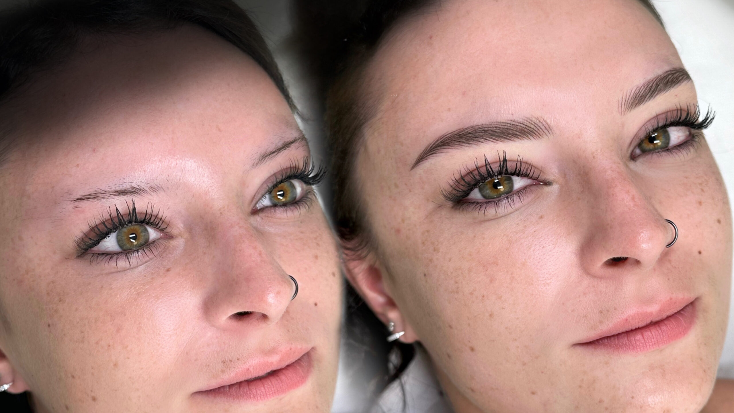 Microblading Ergebnis: natürlich volle Augenbrauen, Fleek Ink Zürich